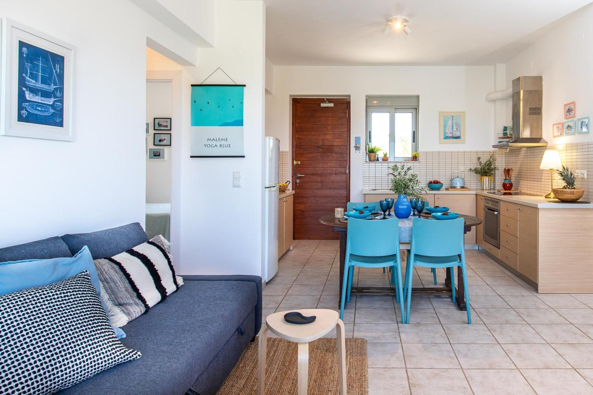 Maleme Yoga Blue Apartment Chania  Exterior foto