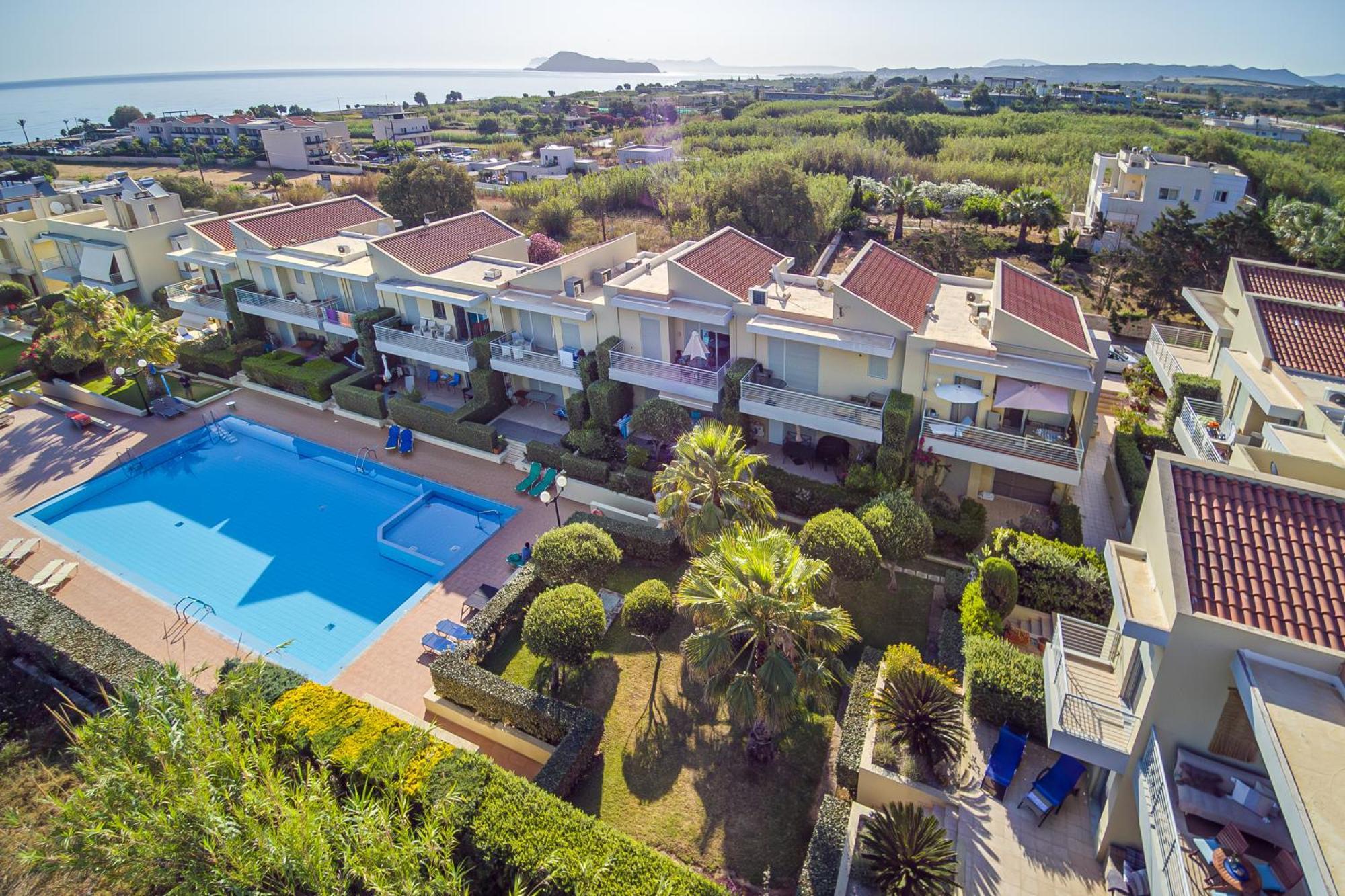 Maleme Yoga Blue Apartment Chania  Exterior foto